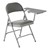 6600 Series Heavy-Duty, Vinyl-Padded Folding Chair w/ Tablet Arm