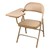 6600 Series Heavy-Duty, Vinyl-Padded Folding Chair w/ Tablet Arm - Right Handed - Beige