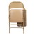 6600 Series Heavy-Duty, Vinyl-Padded Folding Chair w/ Tablet Arm - Right Handed - Beige