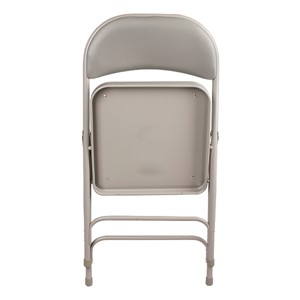 6600 Series Heavy-Duty Folding Chair w/ Vinyl Upholstered Seat & Back - Folded