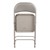 6600 Series Heavy-Duty Folding Chair w/ Vinyl Upholstered Seat & Back - Folded