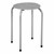 Assorted Contemporary Color Plastic Stack Stool - Gray