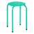 Assorted Contemporary Color Plastic Stack Stool - Emerald
