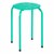 Assorted Contemporary Color Plastic Stack Stool - Emerald