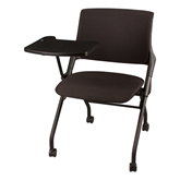 Upholstered Tablet Arm Nesting Chair