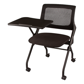 Mesh Back Tablet Arm Nesting Chair 