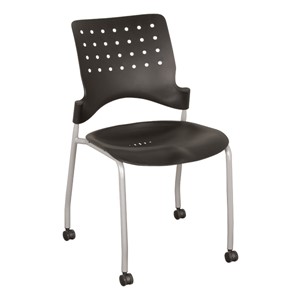 Flip & Store Blow-Molded Nesting Table & Ballard Mobile Plastic Stack Chair Set - Chair