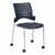 Ballard Mobile Plastic Stack Chair - Navy