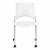 Ballard Mobile Plastic Stack Chair - White