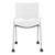 Ballard Mobile Plastic Stack Chair - White
