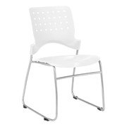 Ballard Plastic Stack Chair - White
