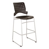 Ballard Plastic Bar-Height Café Stack Stool