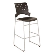 Ballard Plastic Bar-Height Café Stack Stool