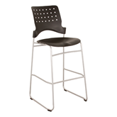 Ballard Plastic Bar-Height Café Stack Stool