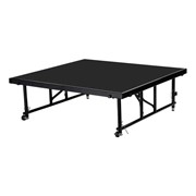 Adjustable-Height Portable Stage w/ Poly Deck