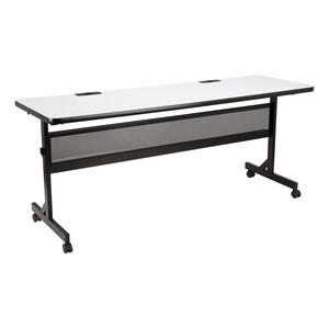 Merit Series III Whiteboard Flip Top Training Table (24" W x 72" L)