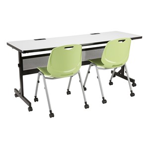 Merit Series III Whiteboard Flip-Top Training Table