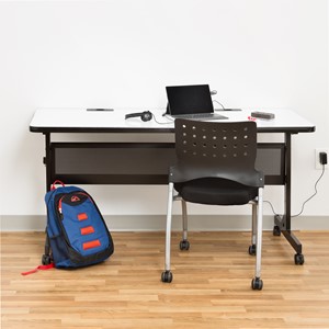 Merit Series III Whiteboard Flip-Top Training Table
