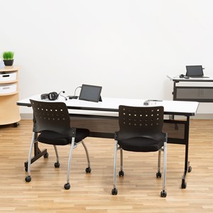 Merit Series III Whiteboard Flip-Top Training Table