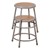 Metal Lab Stool - Fixed Height (18" H) Shown stacked