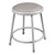 Padded Metal Lab Stool (18" H) - Gray frame