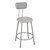 Padded Metal Stool w/ Backrest (24" H)