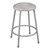 Padded Metal Stool - Gray frame