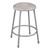 Padded Metal Stool - Gray frame