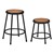 Metal Stool - Black - 24" H & 18" H