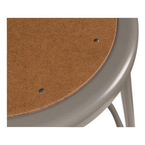 Metal Lab Stool - Seat Detail