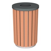 Open Air Series Premium Trash Can w/ Lid & Liner