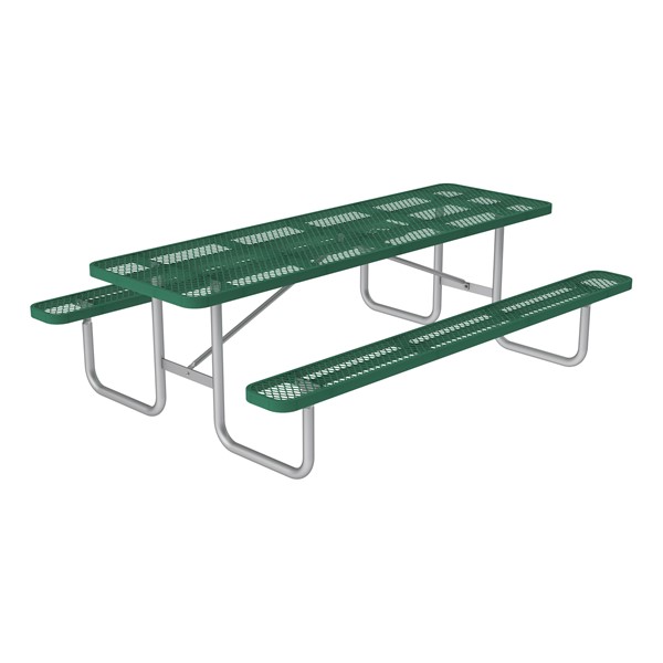 Open Air Series Heavy-Duty Portable Rectangle Picnic Table