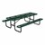Open Air Heavy Duty Portable Rectangle Picnic Table - Green