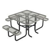 Open Air Series Heavy-Duty Square ADA Picnic Table