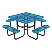 Open Air Series Heavy-Duty Portable Square Picnic Table