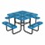 Open Air Heavy Duty Portable Square Picnic Table - Blue