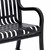 Open Air Series Preium Ribbed Bench w/ Back