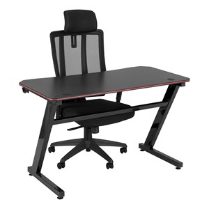 Four Sided LED Gaming Computer Desk