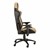 Beige Deluxe Gaming Style Office Chair - Side