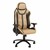 Deluxe Gaming Style Office Chair - Beige/Black