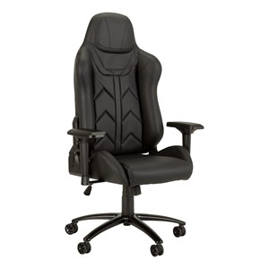 Deluxe Gaming Style Office Chair - Black/Black