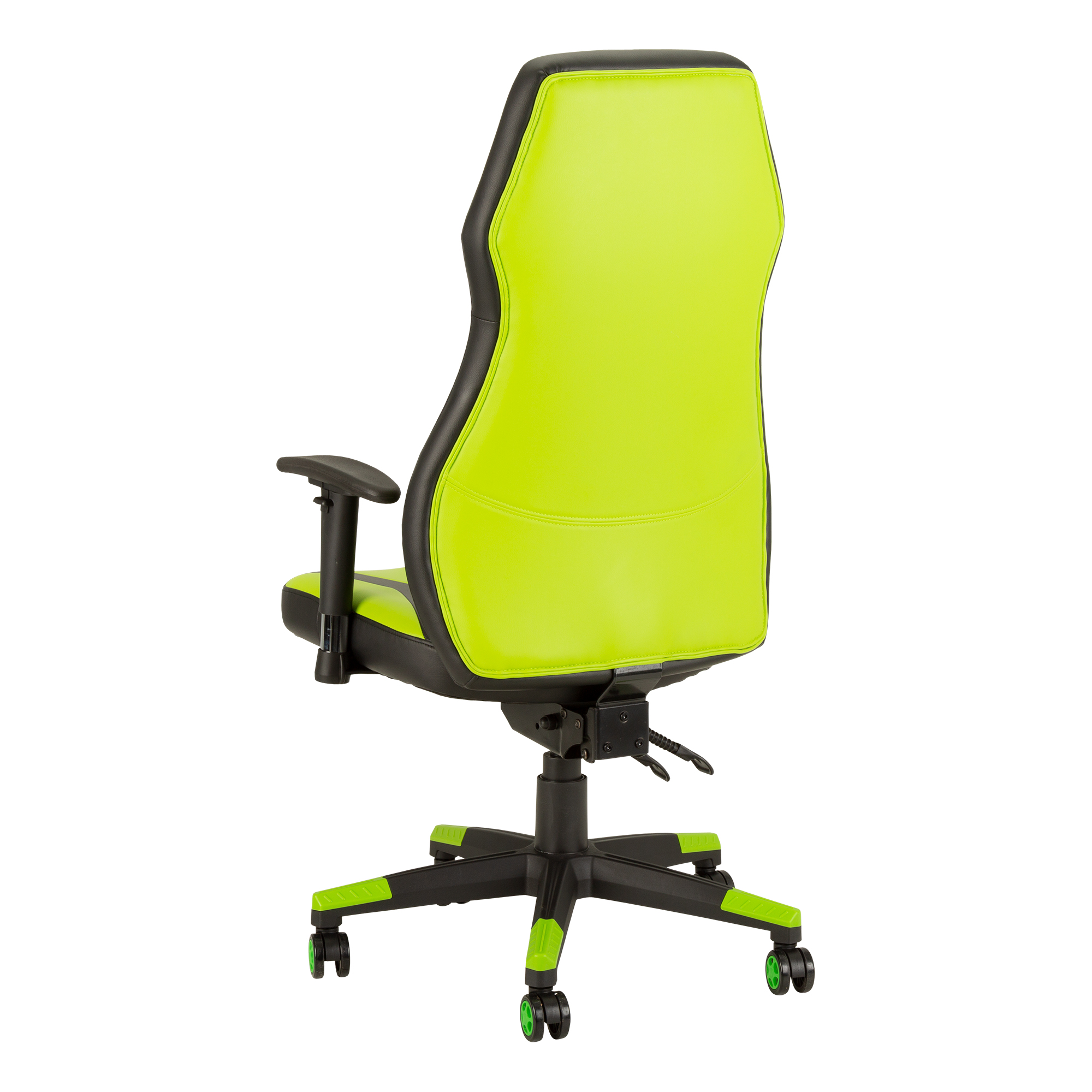 Racing Style Gaming Chair - Green/Black - Back