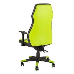 Racing Style Gaming Chair - Green/Black - Back