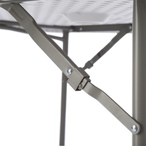 Round Blow-Molded Plastic Folding Table - Leg Lock