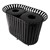 Madison Series Double Trash Can w/ Lid & Liner