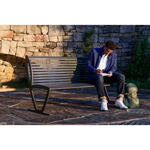 Arlington Series Bench w/ Back-Yhown ri Env2