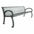 Bennington Series Bench (6' L) - Dark Gray