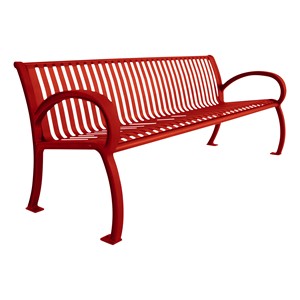 Bennington Series Bench (8' L) - Red