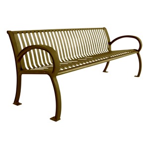 Bennington Series Bench (6' L) - Bronze