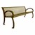 Bennington Series Bench (6' L) - Bronze